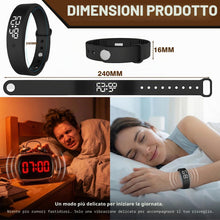 Carica l'immagine nel visualizzatore di Gallery, Bracciale Sveglia Vibrazione, Bracciale Multifunzionale