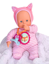 Carica l'immagine nel visualizzatore di Gallery, Nenuco - Blandito 5 Funzioni Rosa, Emette Suoni di Ciuccio e Succhiamento del Pollice come un Vero Bambino, Ride, Piange, Dice Mamma e Papà. Regalo per Bambini da 1 a 3 Anni FAMOSA (700014781)