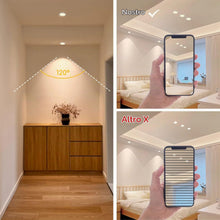 Carica l'immagine nel visualizzatore di Gallery, Aigostar Downlight Da Incasso a LED, 12W Equivalente a 113W, Daylight 4000K, Faretti LED, Oblò a LED, Ф145-155mm, Confez
