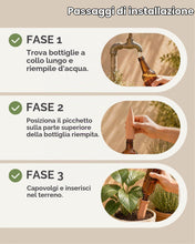 Carica l'immagine nel visualizzatore di Gallery, Bamworld Picchetti Autoirriganti Terracotta 6 Pezzi, Dispositivi Irrigazione Piante, Irrigatori Automatici per Vasi Inte