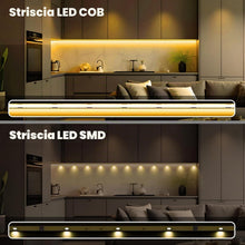 Carica l'immagine nel visualizzatore di Gallery, 12 V Striscia LED COB 3 m Bianca Calda, 3000K, Alimentazione Non