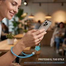 Carica l'immagine nel visualizzatore di Gallery, Set da 5 Lacci per Cellulare, Cordino da Polso Universale Anti-smarrimento, Cinturino per Telefono in Nylon Resistente, 