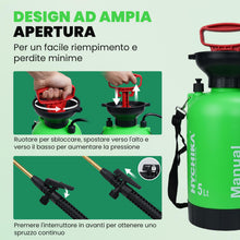 Carica l'immagine nel visualizzatore di Gallery, HYCHIKA Spruzzatore a Pressione 5 Litri, Irroratrice Pompa Nebulizzatore a Pressione, Pompa a Pressione 5 Litri, Ugello 