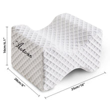 Carica l'immagine nel visualizzatore di Gallery, AOTOZE Cuscino ortopedico per gambe per chi dorme sul fianco, in memory foam, ergonomico, per ginocchia, 25 x 20 x 16 cm