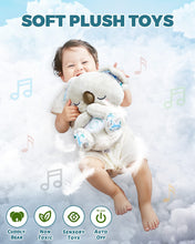 Carica l'immagine nel visualizzatore di Gallery, Auby Soothe 'n' Cuddle Koala - Plush Toy with 10 Lullabies - Lights &amp; Rhythmic Breathing Motion - Gift for Newborns+
