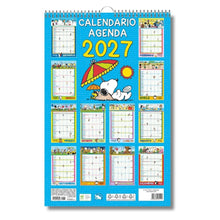 Carica l'immagine nel visualizzatore di Gallery, EURO PUBLISHING: Calendario Agenda Peanuts 2027 - Prodotto ufficiale - cm 29x44