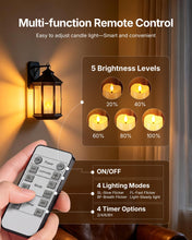 Carica l'immagine nel visualizzatore di Gallery, PChero Lumini ricaricabili con telecomando, confezione da 6 mini luci a LED