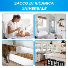 Carica l'immagine nel visualizzatore di Gallery, 8 Ricariche Mangiapannolini 8 Metri Profumate Anti-Odore