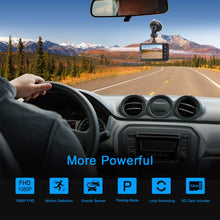 Carica l'immagine nel visualizzatore di Gallery, Dash Cam Auto con 32G SD, BOOGIIO 1080P FHD Dash Cam Schermo IPS da 3 Pollici Grandangolo 170° Dashcam con WDR, G-Sensor, Monitoraggio del Parcheggio, Registrazione in Loop, Rilevamento del Movimento