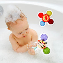 Carica l'immagine nel visualizzatore di Gallery, Fousenuk 3 Pezzi Spinner Bambini, Gioco Giochi Seggiolone Ventosa, Ventosa Spinner Giocattoli, Giocattolo per Ventosa, Ventose Girevoli Giocattoli per Bambini,Giocattoli Sensoriali per Bambini