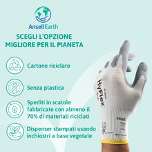 Carica l'immagine nel visualizzatore di Gallery, Ansell HyFlex 11-800 Guanti da Lavoro Professionali, Rivestimento in Nitrile Resistente all'Abrasione, Protezione Profes