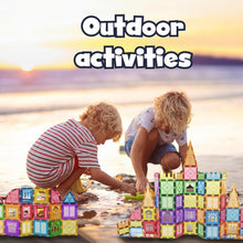 Carica l'immagine nel visualizzatore di Gallery, Desire Deluxe Giochi di costruzione magnetici – 100 PCS Piastrelle e Blocchi Magnetici Bambini, Giocattolo Educativo STE