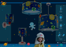 Carica l'immagine nel visualizzatore di Gallery, Dalber lampada applique da parete per bambini Planets pianeti sistema solare blu