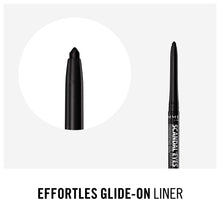 Carica l&#39;immagine nel visualizzatore di Gallery, Rimmel London ScandalEyes Exaggerate Eye Definer, Matita Occhi Automatica Waterproof a Lunga Durata dal Colore Intenso e Tratto Ultra Preciso, 001 Intense Black - 0.35g