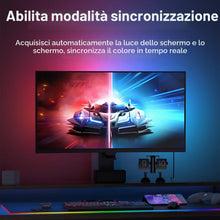 Carica l'immagine nel visualizzatore di Gallery, Luce per monitor da gaming, retroilluminazione con effetto di sincronizzazione del colore dello schermo per monitor per 