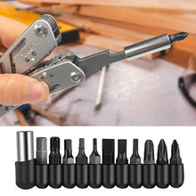 Carica l'immagine nel visualizzatore di Gallery, Gvolatee Pinza Multiuso 11 in 1, Pieghevole Multitool in Acciaio Inossidabile con Cacciavite Punte, Coltello Tascabile, 