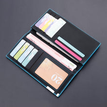 Carica l'immagine nel visualizzatore di Gallery, Generico Portafoglio Lungo Uomo - Elegante, Slim con Porta Soldi, Nostro Portafoglio Uomo Verticale e Capiente con Portatessere Uomo, Integrato per Lo Stile.
