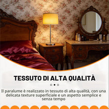Carica l'immagine nel visualizzatore di Gallery, Paralume in Tessuto,Paralume Abat Jour Lampada da Tavolo Lampadario Lampada da Terra,Rimovibile Paralumi E27 E14,Shade p