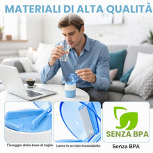 Carica l'immagine nel visualizzatore di Gallery, Trita Pastiglie 3 in 1, Taglia Pastiglie in Acciaio Inossidabile, Frantuma e Conserva Pillole con Contenitore Integrato,