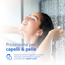 Carica l'immagine nel visualizzatore di Gallery, Philips Water Aqua Solutions Filtro per Sistema filtrante in linea contro cloro, impurità e calcare