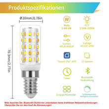 Carica l'immagine nel visualizzatore di Gallery, I-SHUNFA Lampadine LED E14 Dimmerabili con Telecomando e Controllo App