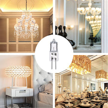 Carica l'immagine nel visualizzatore di Gallery, Lampadina Alogena G4 12V 20W 2800K Bianco Caldo Dimmerabile, G4 Bi-Pin Base Alogene a Capsule Lampadine per Cappa da Cuc