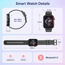 Carica l'immagine nel visualizzatore di Gallery, Orologio Smartwatch Uomo Donna con Videocamera: 1.91" Dynamic Quadrante Smart Watch per Cuffie Bluetooth Chiamate Foto M