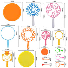 Carica l'immagine nel visualizzatore di Gallery, Joyibay Set di bacchette per bolla 15 pezzi, kit creativo per creare bolle, bacchette assortite, giocattolo per attività