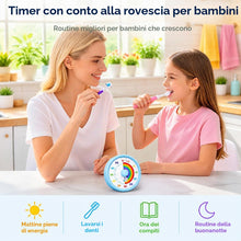 Carica l'immagine nel visualizzatore di Gallery, Timer Visivo Bambini 60 Minuti, Conto Alla Rovescia Silenzioso Blu