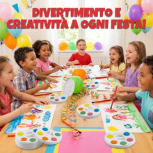 Carica l'immagine nel visualizzatore di Gallery, Set mini di acquerelli (confezione da 24) con 5 colori, tavolozza e penello