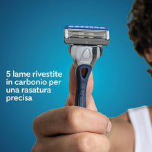 Carica l'immagine nel visualizzatore di Gallery, Wilkinson Sword Hydro 5, rasoio uomo, 1 lama di ricarica