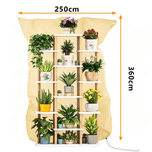 Carica l'immagine nel visualizzatore di Gallery, 250 * 360cm Cappuccio Protezione Piante con Coulisse e Cerniera