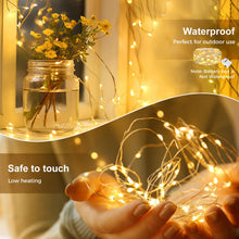 Carica l'immagine nel visualizzatore di Gallery, kolpop Stringa Luci Led a Batteria, 18 Pezzi Impermeabile Lucine Led Decorative a Batteria, 20 Led 2M Mini Led a Batteri