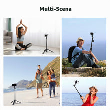 Carica l'immagine nel visualizzatore di Gallery, K&amp;F CONCEPT Treppiede Magnetico, 3-in-1 Selfie Stick Magnetico+Clip+1/4"