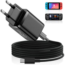 Carica l'immagine nel visualizzatore di Gallery, Caricabatterie CA CloudValley da 65 W per Nintendo Switch 2, supporta la modalità TV, con spina e cavo da 5 piedi, ricar