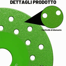 Carica l'immagine nel visualizzatore di Gallery, 4 pezzi di lame per seghe smussate diamantate disco per smerigliatura di lastre di roccia per smerigliatrici angolari di