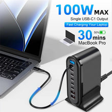 Carica l'immagine nel visualizzatore di Gallery, 500W USB C Charger, Caricatore USB Multiplo 8 Porte