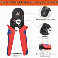Carica l'immagine nel visualizzatore di Gallery, Flintronic Pinza Crimpatrice, Pinza Crimpatrice Capicorda, per 0.25-10mm²