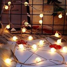 Carica l'immagine nel visualizzatore di Gallery, EXTRASTAR 2 set Luci Della Stringa Della Palla Luci Batteria Alimentato, 5M 50 LED Stringa luci LED Impermeabile catena 
