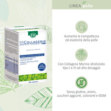 Carica l'immagine nel visualizzatore di Gallery, ESI, Biocollagenix, Integratore Alimentare a Base di Collagene Marino Idrolizzato 1000 mg, Dona una Pelle Compatta ed El