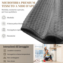 Carica l'immagine nel visualizzatore di Gallery, Zindoo 6 Pezzi Strofinacci Cucina Microfibra 40x40 cm Grigio