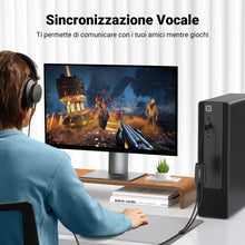 Carica l&#39;immagine nel visualizzatore di Gallery, UGREEN Scheda Audio USB Esterna Adattatore Jack 3,5mm per Cuffie Microfono Stereo Casse Adapter Aux Compatibile con Windows PC, PS5/4, MacBook, Linux, Altoparlanti, Amplificatore