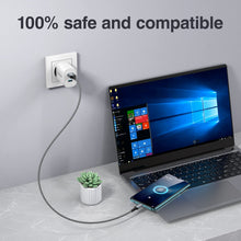 Carica l&#39;immagine nel visualizzatore di Gallery, Cavo Micro USB [2Pezzi 2m] Cavo USB Micro USB Nylon Intrecciato Android Cavo Caricabatterie Trasferimento Dati e Ricarica Rapida per Galaxy S7/S6/S5/J7