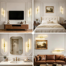 Carica l'immagine nel visualizzatore di Gallery, Dehobo LED Applique Ricaricabile da Parete Interno 50cm, 3000-6000K Oro