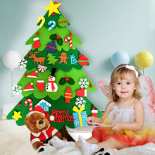 Carica l'immagine nel visualizzatore di Gallery, LUOHONG Albero Natale Feltro per Bambini, 32 Ornamenti Staccabili Regali di Natale di Nuovo Anno per Bambini, Decorazioni Natale per Pareti di Porte
