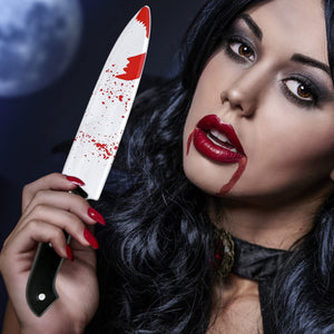 DERAYEE 2 Pezzi Coltello Finto,Pugnale in Plastica Halloween,Pugnale per Feste di Halloween