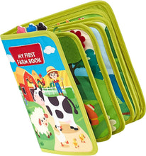 Carica l'immagine nel visualizzatore di Gallery, Grillix Libro Montessori interattivo 1 anno, Pannello di Feltro attività, Giochi Montessori 1-6 Anni