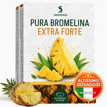 Carica l'immagine nel visualizzatore di Gallery, BROMELINA FORTE 5000+2500 GDU, 60 Cpr, VEGANO, Pura Extra Forte, Made in Italy
