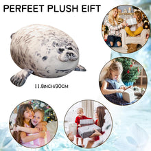 Carica l'immagine nel visualizzatore di Gallery, Foca Peluche Cuscino da Abbracciare, 30cm Carino Peluche Animale Paffuto, Regalo per Bambini &amp; Amici