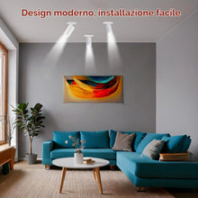 Carica l'immagine nel visualizzatore di Gallery, Maclean Faretti da incasso a soffitto rotondi in alluminio | Attacco GU10 fino a 40W | faretto moderno orientabile per c